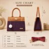 Classic Monogram Tote Bag with Matching Zip Wallet – Brown