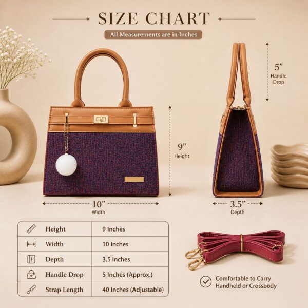 Classic Monogram Tote Bag with Matching Zip Wallet – Brown