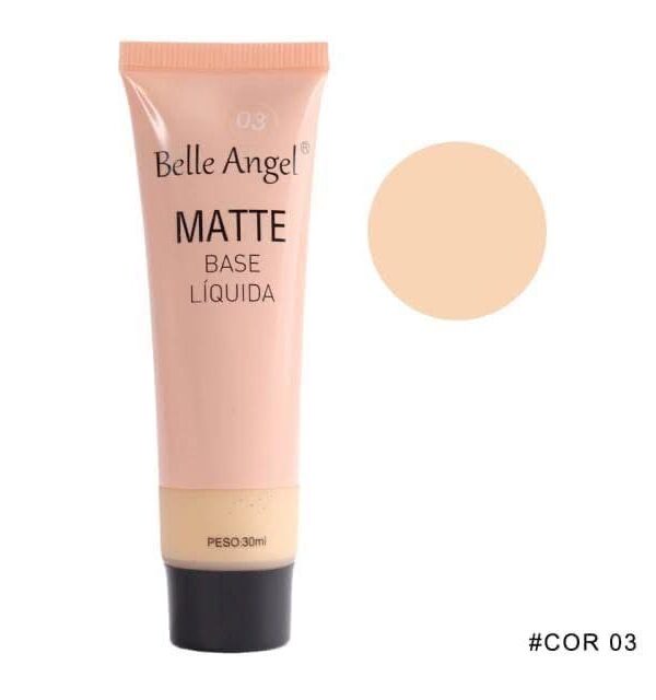 Belle Angel Matte Base Liquid Foundation – All Shades (30ml)