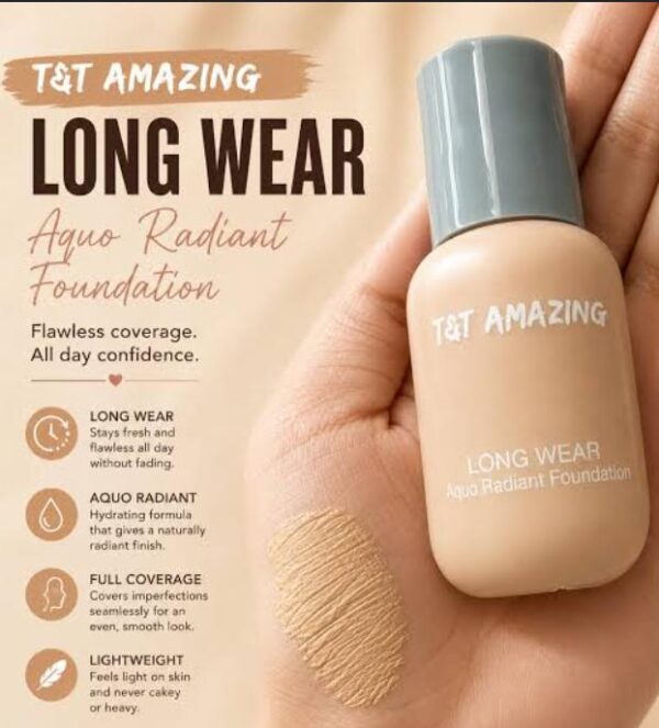 T&T Amazing Long Wear Aqua Radiant Foundation