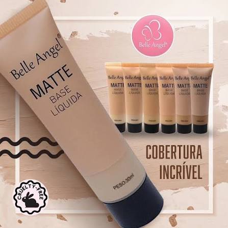 Belle Angel Matte Base Liquid Foundation – All Shades (30ml)