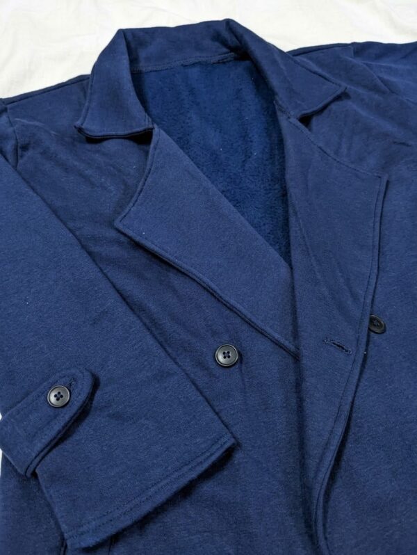 Cross pocket long coat